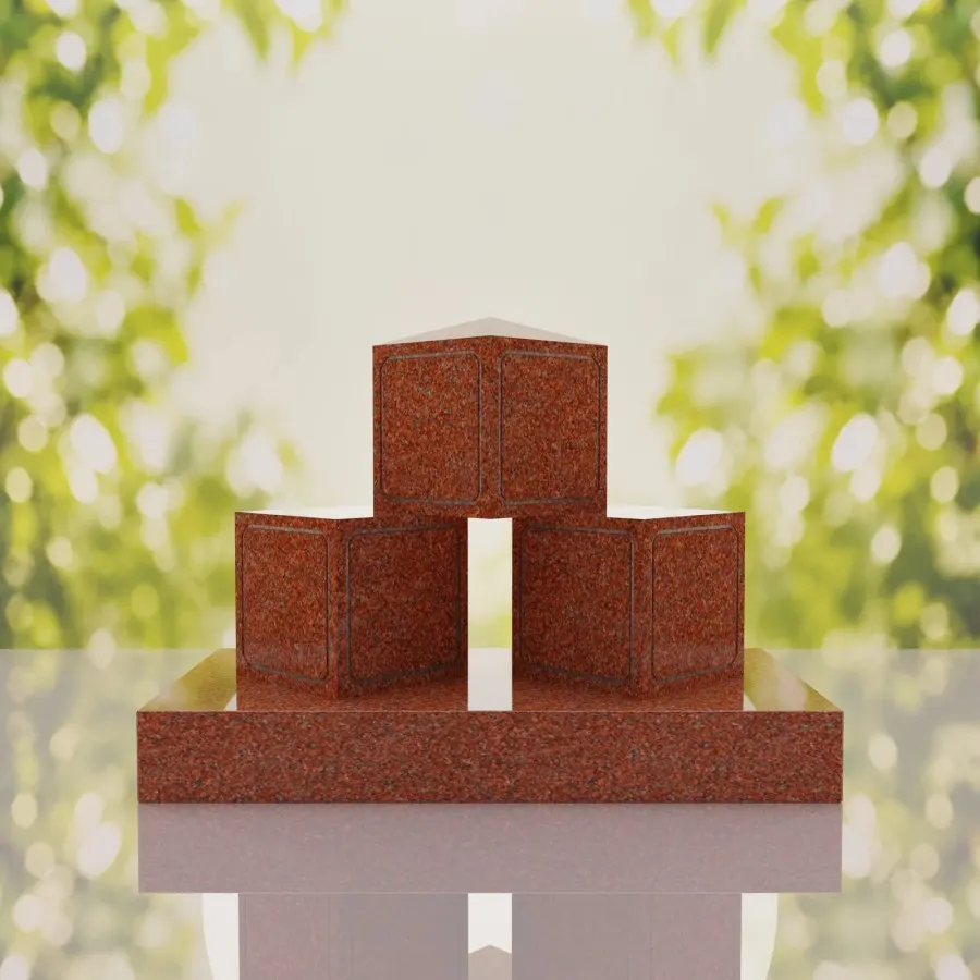 ABC Block Headstone view 2