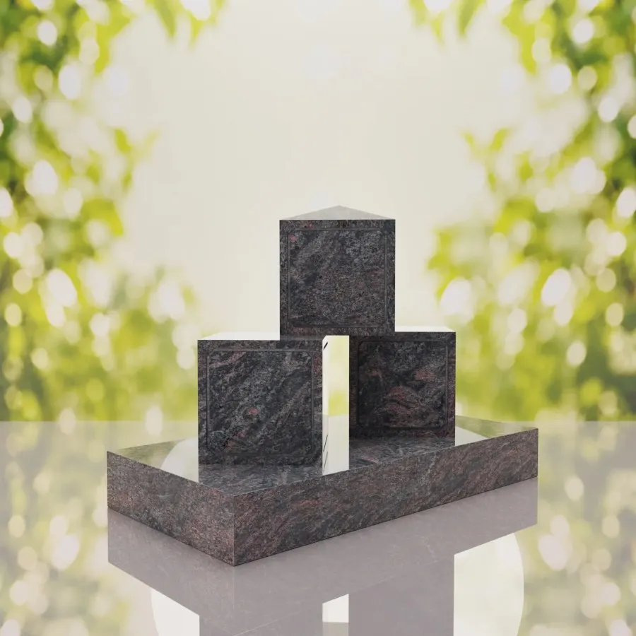 ABC Block Headstone view 4