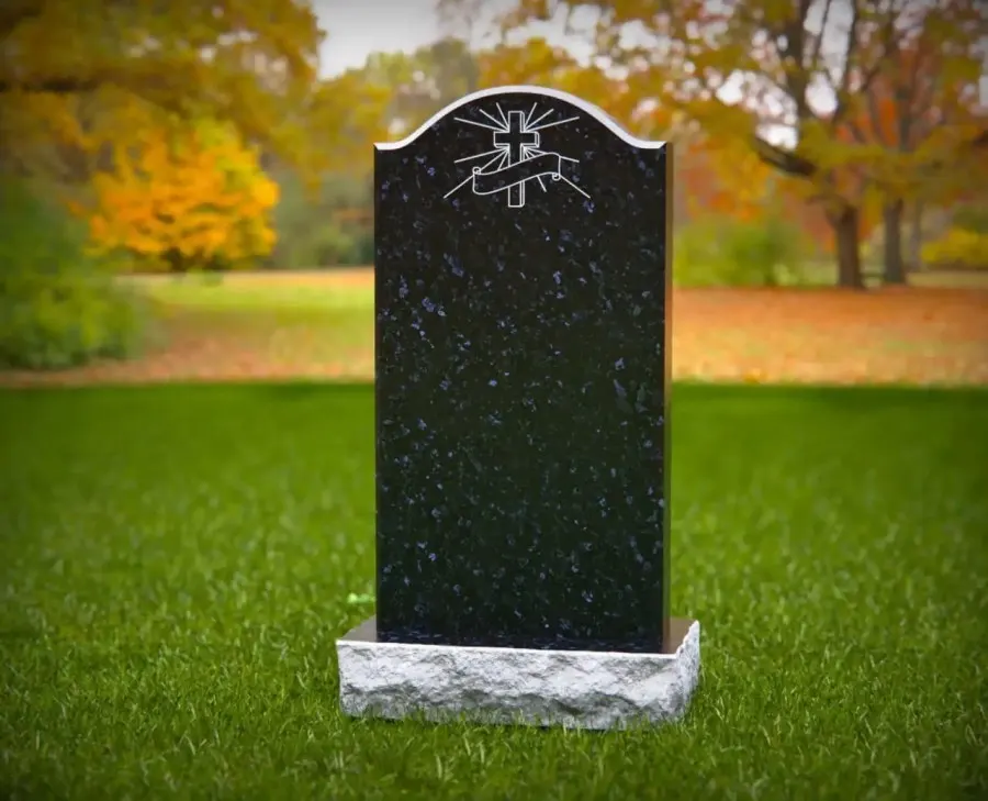 Arched Upright Headstone 23 x 5 x 44