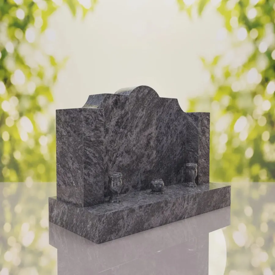Asian Garden Headstone view 4