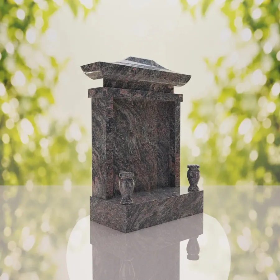 Asian Pagoda Headstone