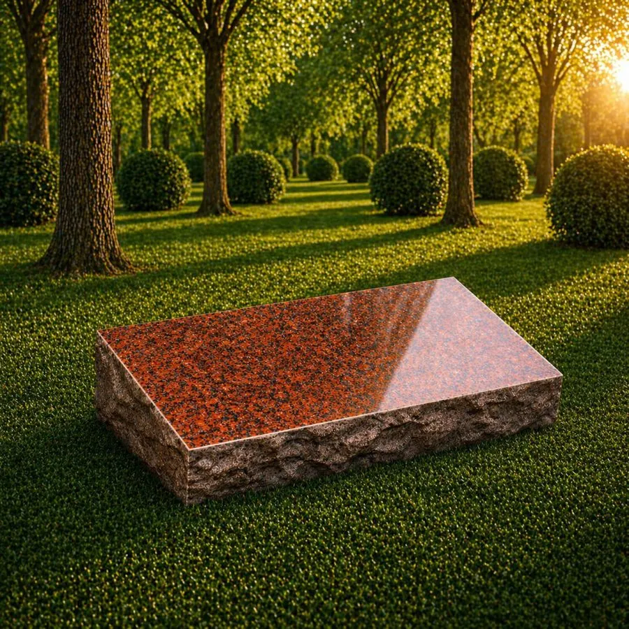 Bevel Headstone — Design 2