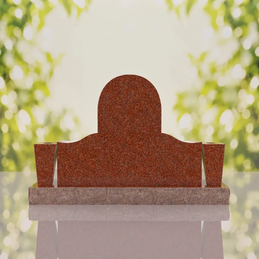 Buddhist Upright Headstone view 4