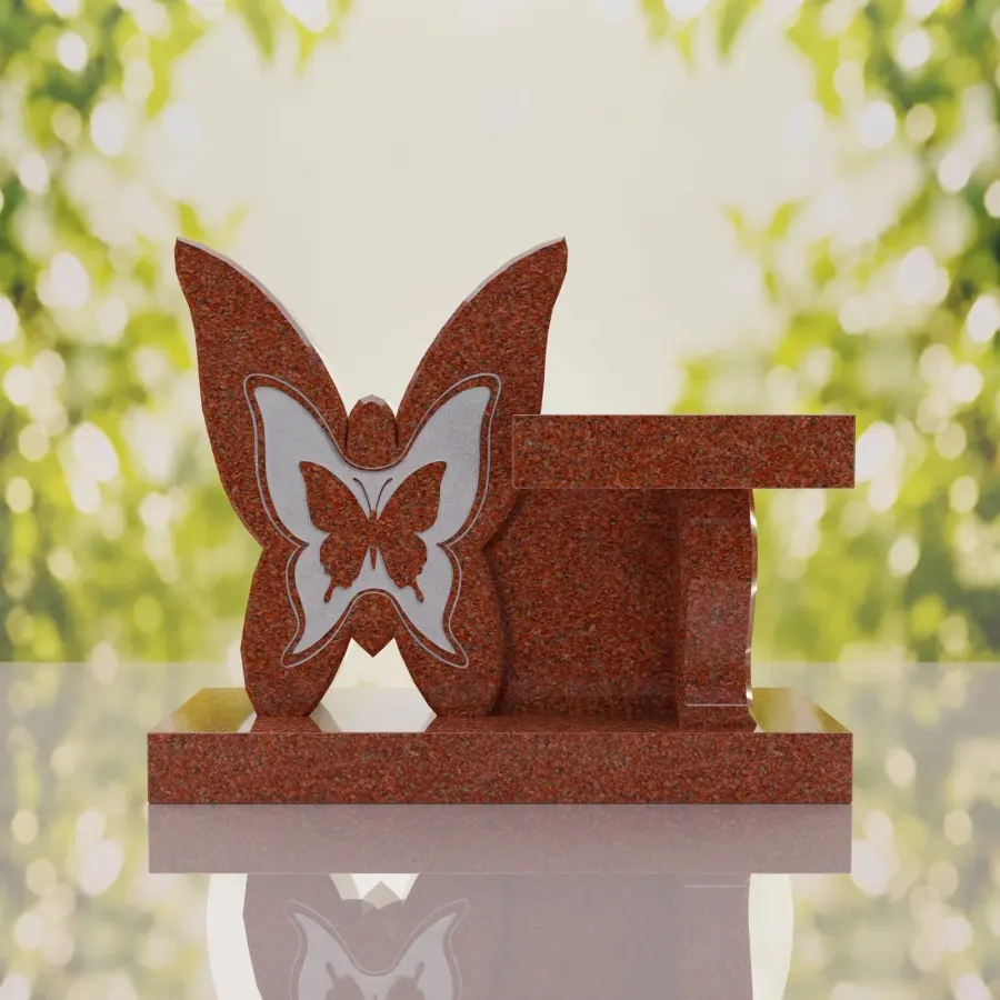Butterfly Memorial Bench view 3