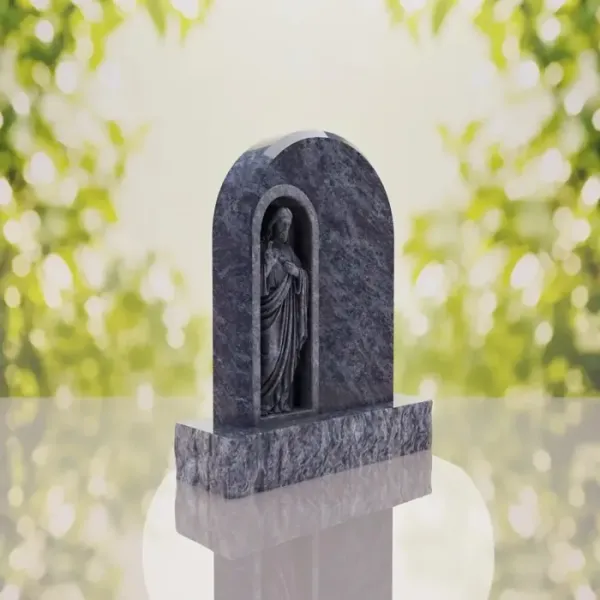 Christ the Redeemer Hispanic Granite Headstone