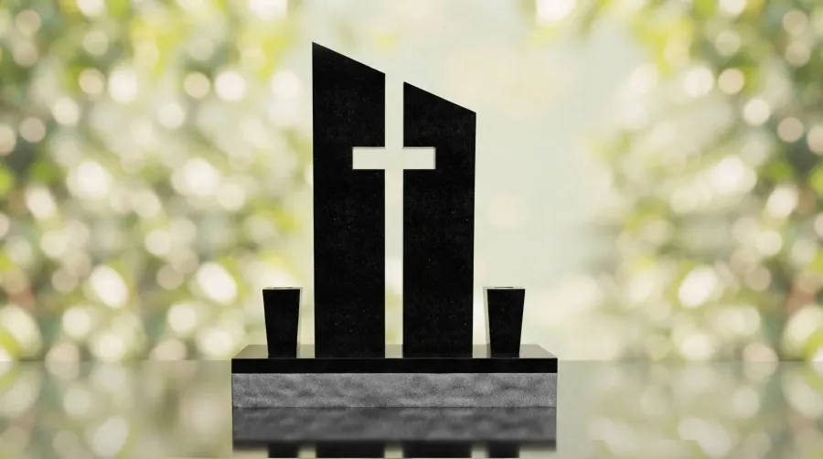 Cross Upright Headstone