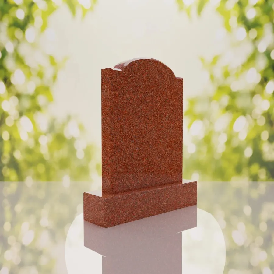Classic Arch Upright Headstone 20 x 4 x 24 view 2