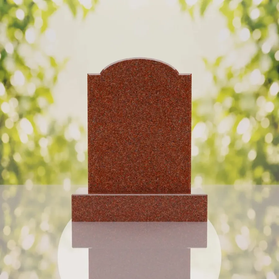 Classic Arch Upright Headstone 20 x 4 x 24 view 4