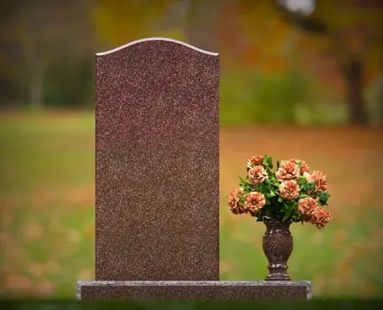 Classic Arched-Top Upright Headstone 30 x 5 x 42