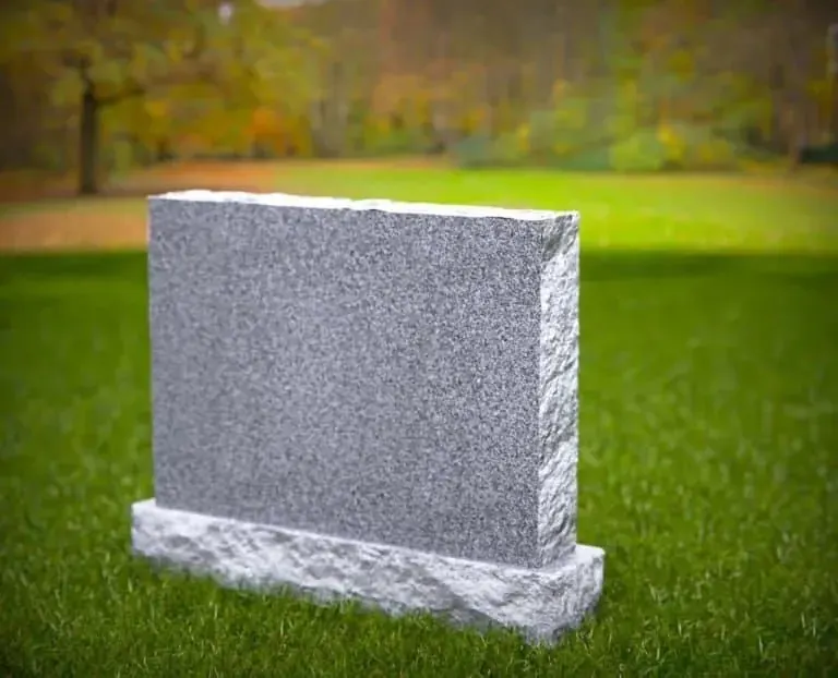 Classic Arched-Top Companion Upright Headstone 49 x 6 x 30