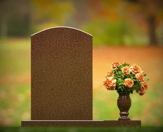 Classic Arched-Top Upright Headstone 22x6x48