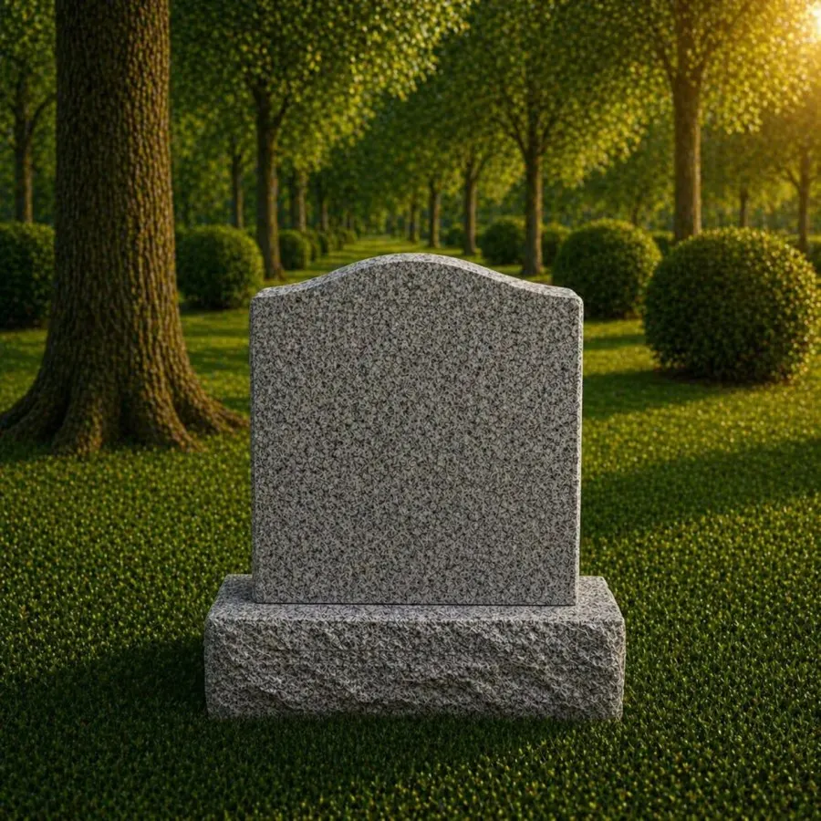 Classic Upright Granite Headstone 14 x 4 x 16