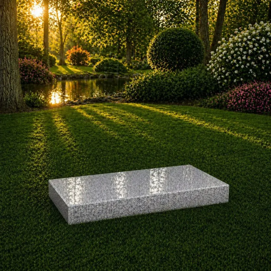 Flat Granite Grave Marker 28 x 20 x 4