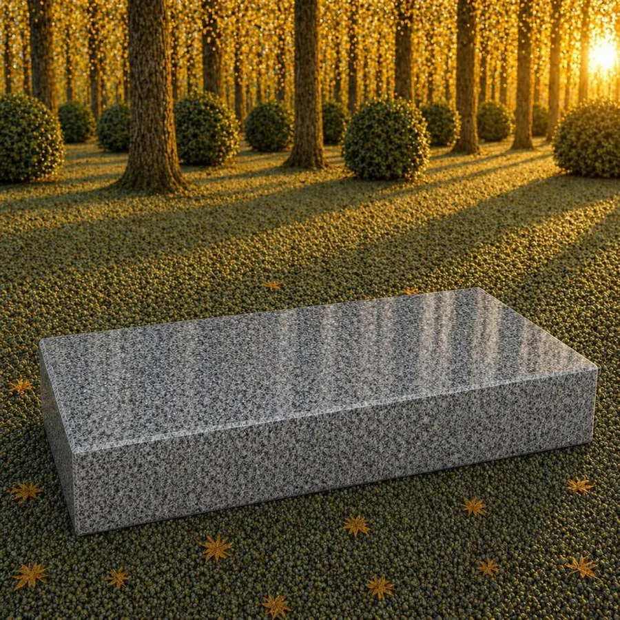 Flat Granite Grave Marker (companion 22)