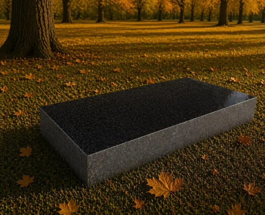Flat Granite Grave Marker (companion 23)