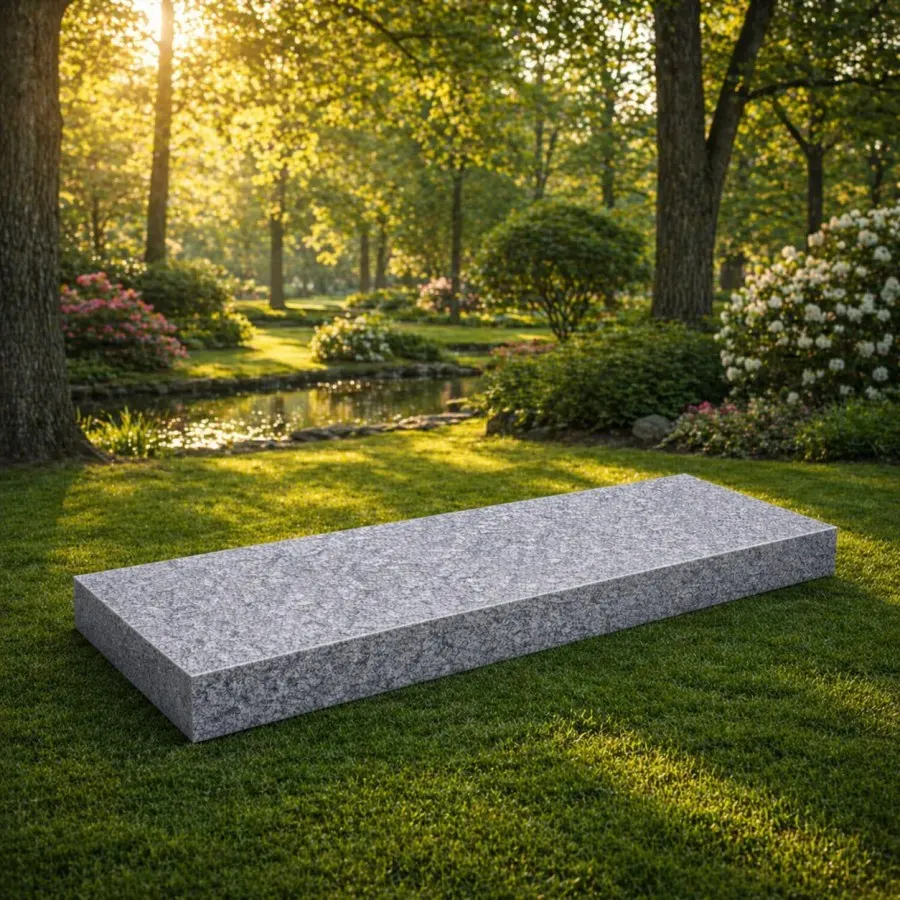 Companion Flat Granite Grave Marker 48 x 16 x 4