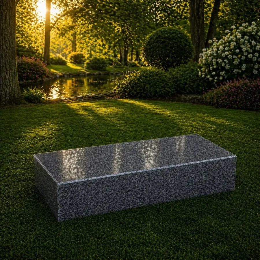 Companion Flat Granite Grave Marker 36 x 14 x 4