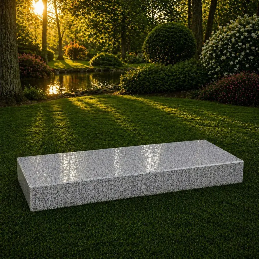Companion Flat Granite Grave Marker 40 x 17 x 4