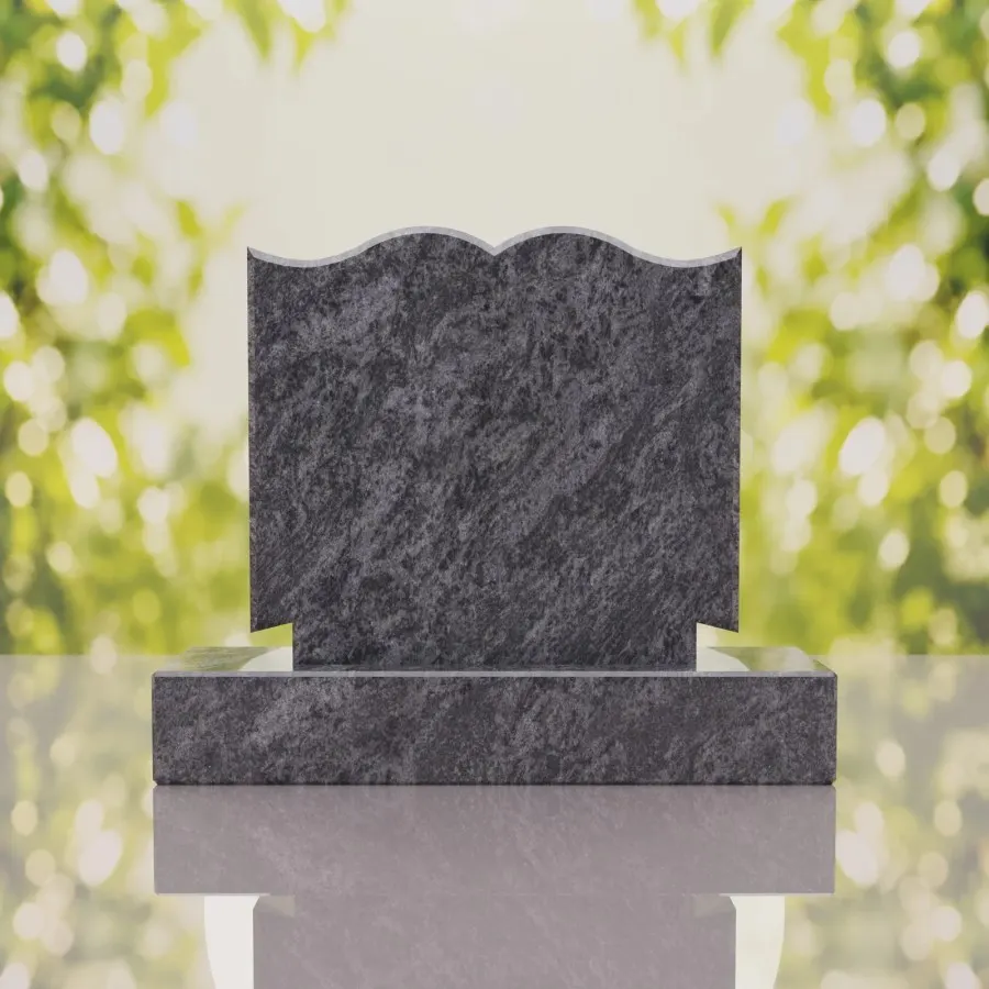 Companion Open Book Shape Granite Headstone view 2