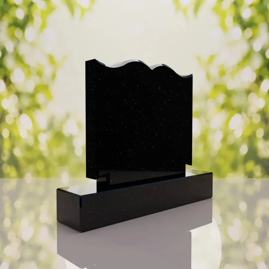 Companion Open Book Shape Granite Headstone view 4