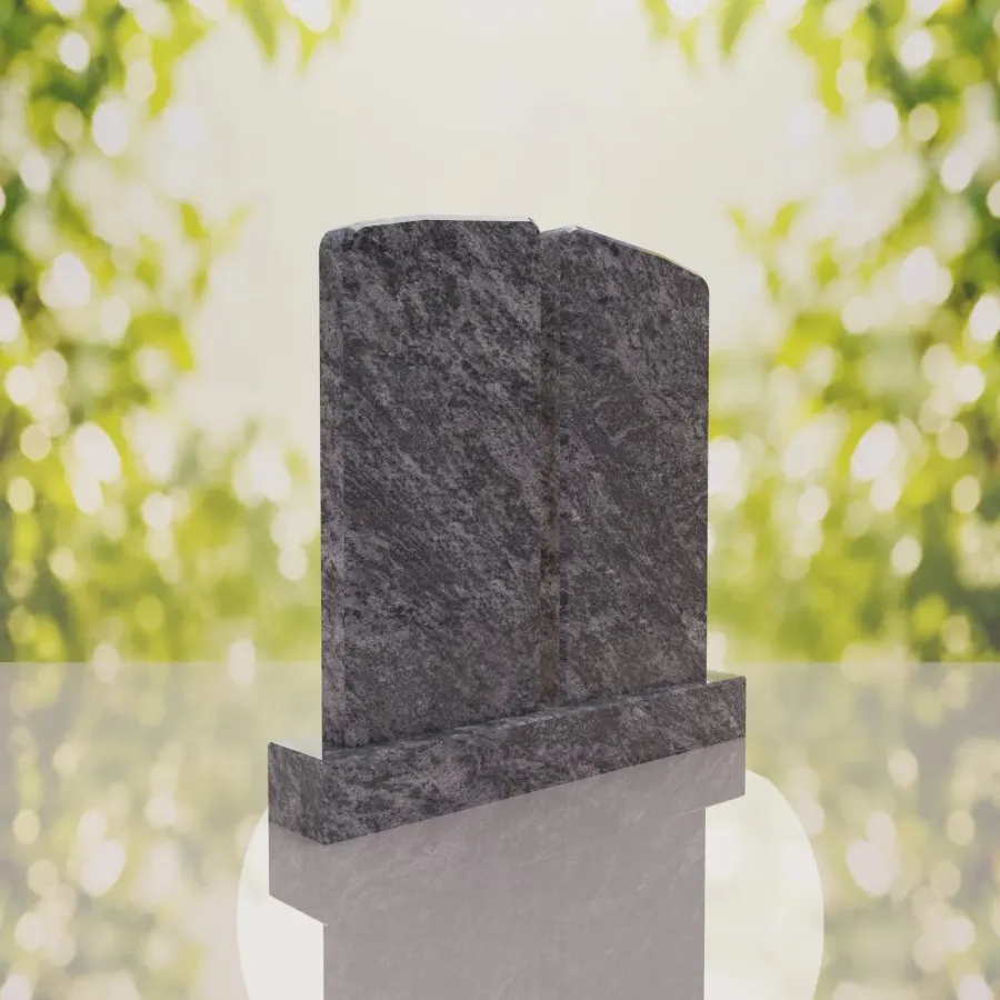 Companion Rounded Top Granite Headstone view 2