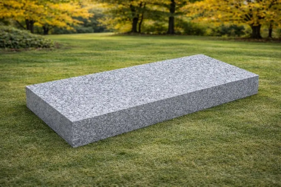 Flat Granite Headstone 24 x 12 x 3