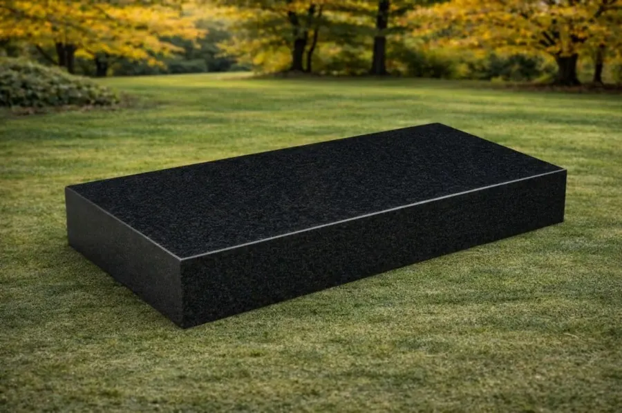 Flat Granite Headstone — Design 7