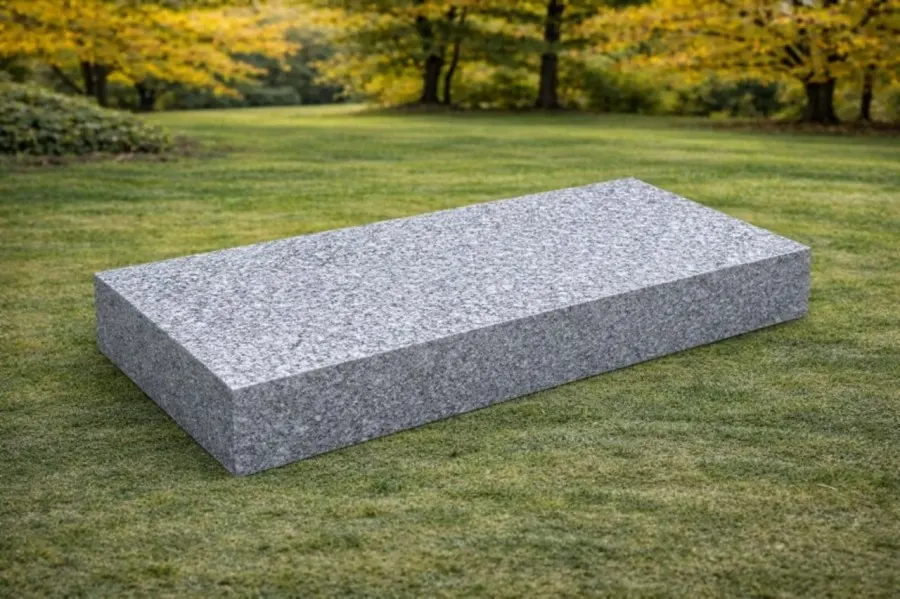 Flat Granite Headstone 24 x 12 x 4