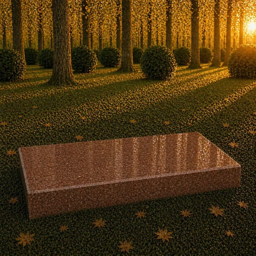 Granite Flat Grave Marker 28 x 16 x 3