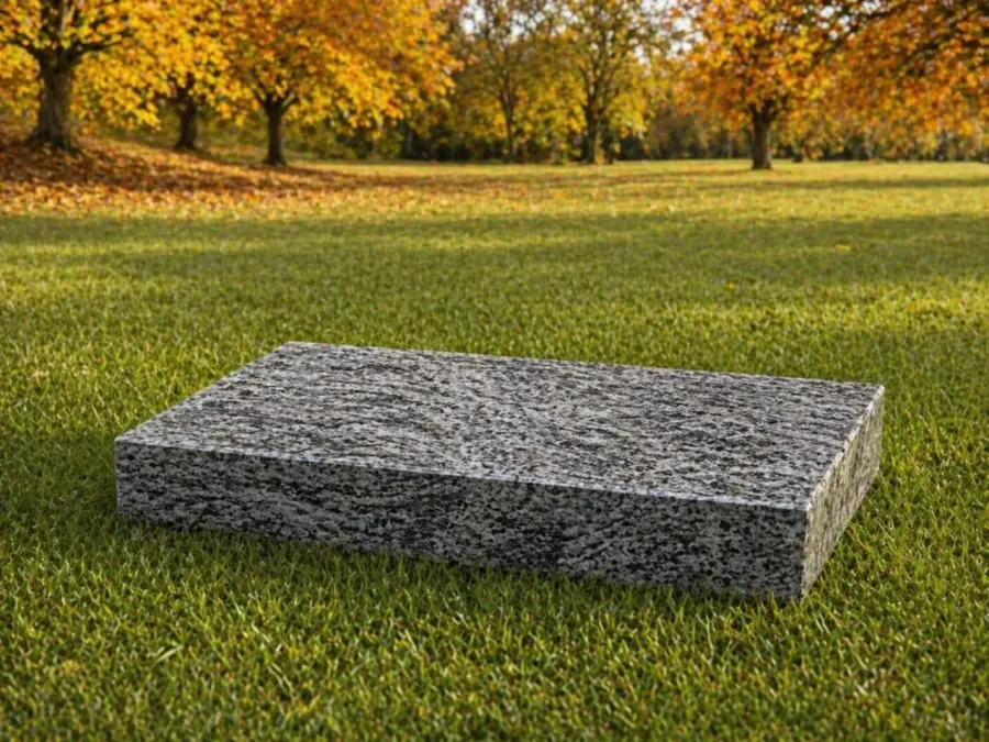 Granite Flat Grave Marker 24 x 12 x 3