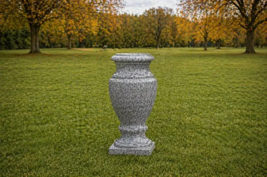 Granite Memorial Vase 4 x 4 x 10