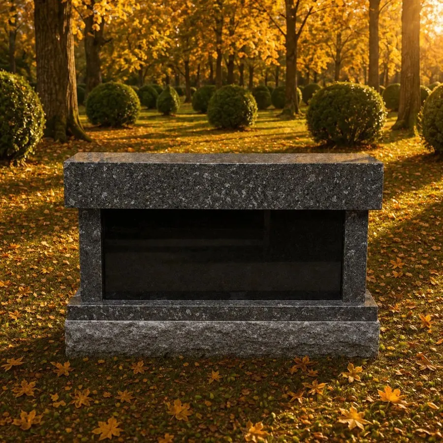 Granite Urn Niche Monument
