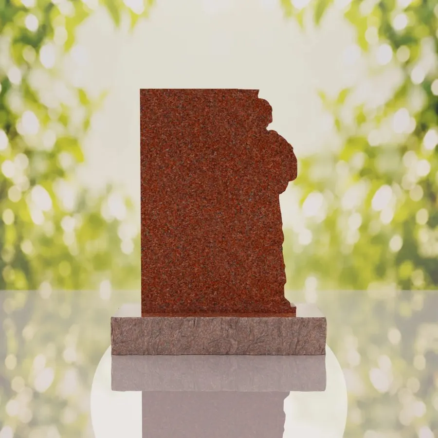 Guardian Soldier Granite Memorial Headstone view 4