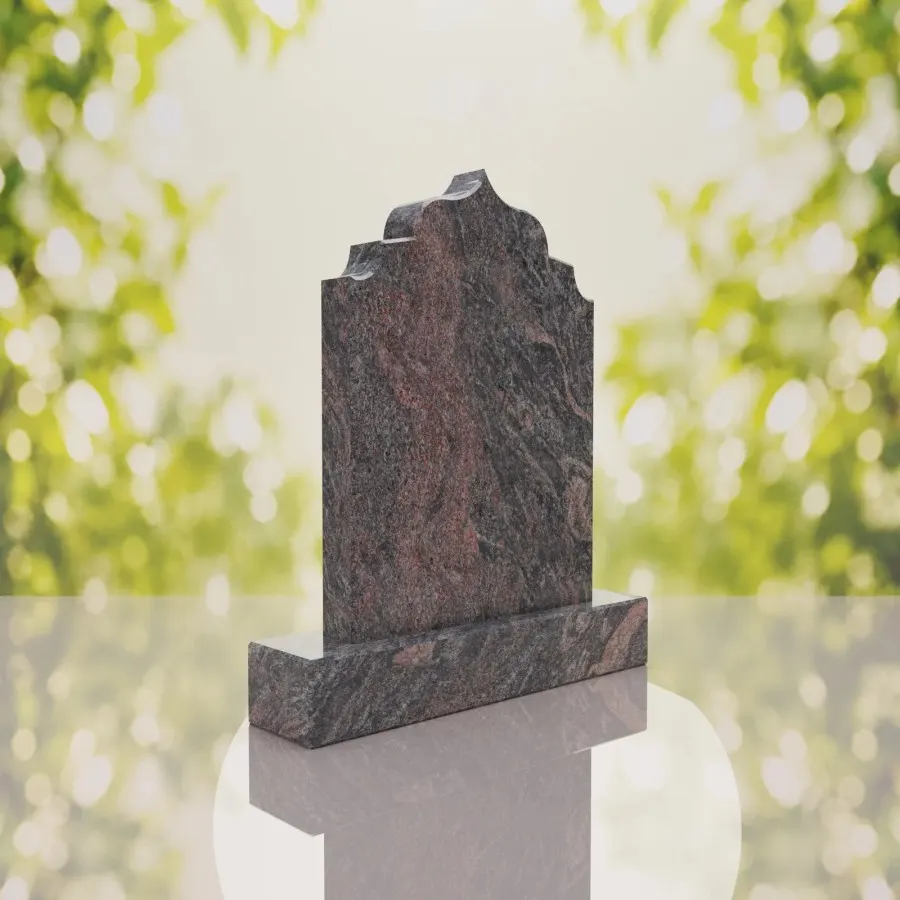 Heritage Islamic Granite Headstone view 2