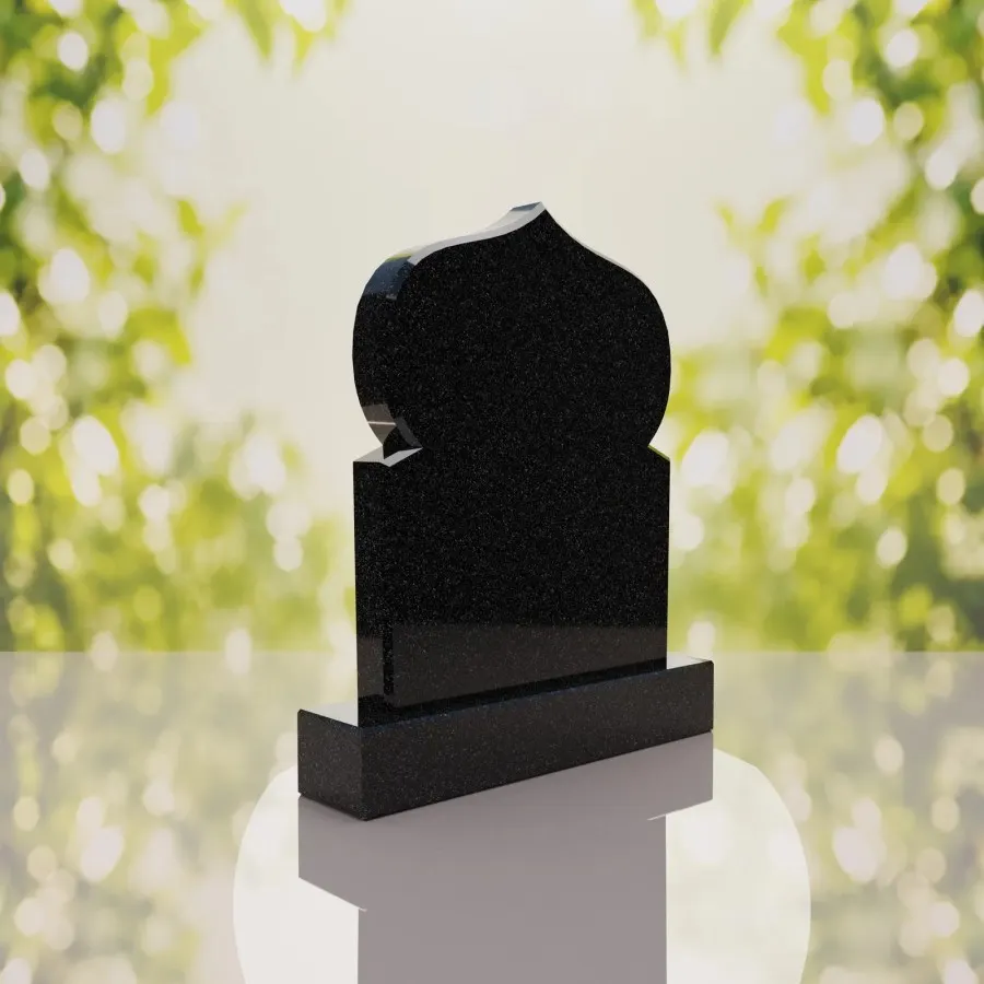 Islamic Dome Granite Headstone view 4