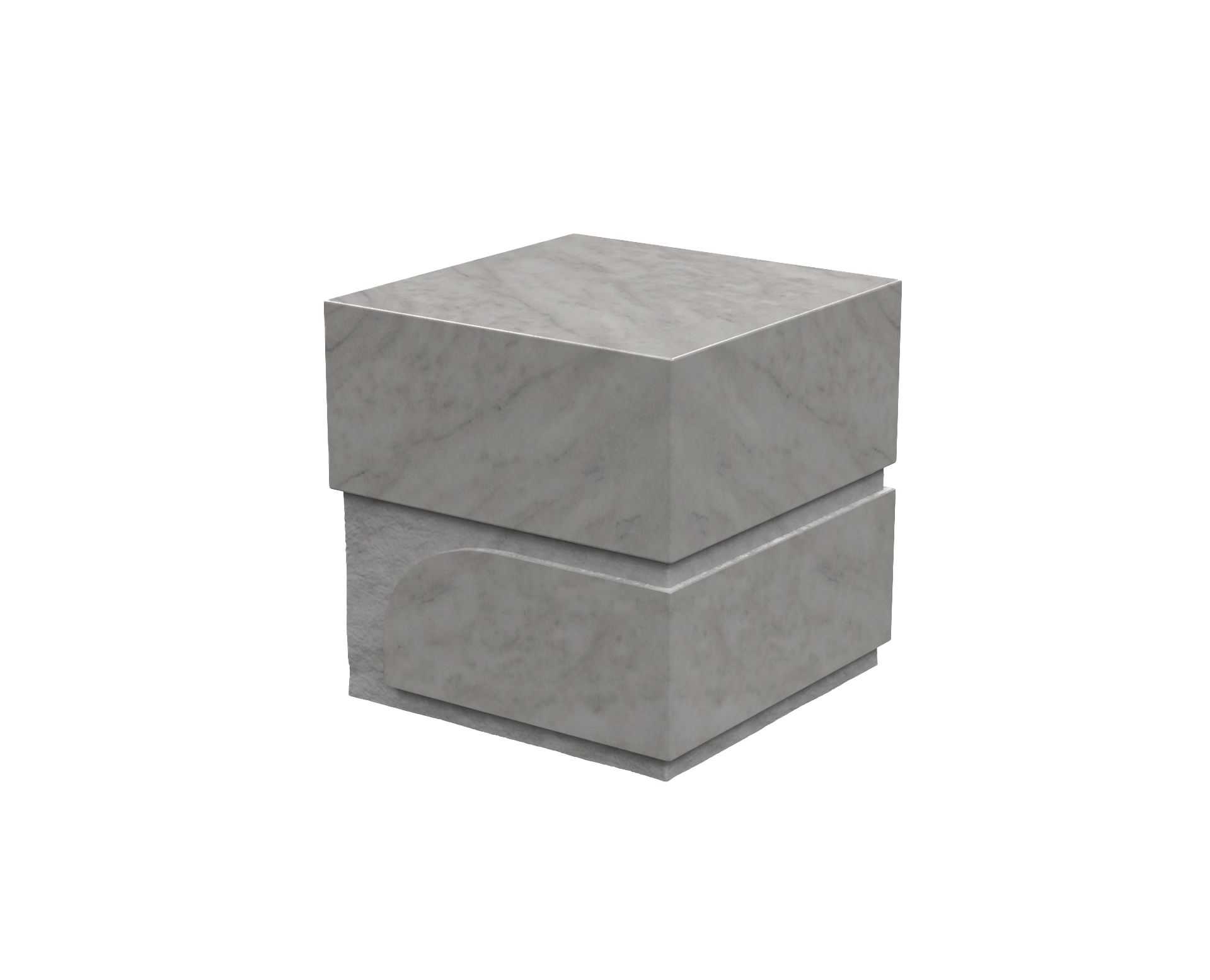 Lux Modern Granite Cremation Urn — Handmade vis 2