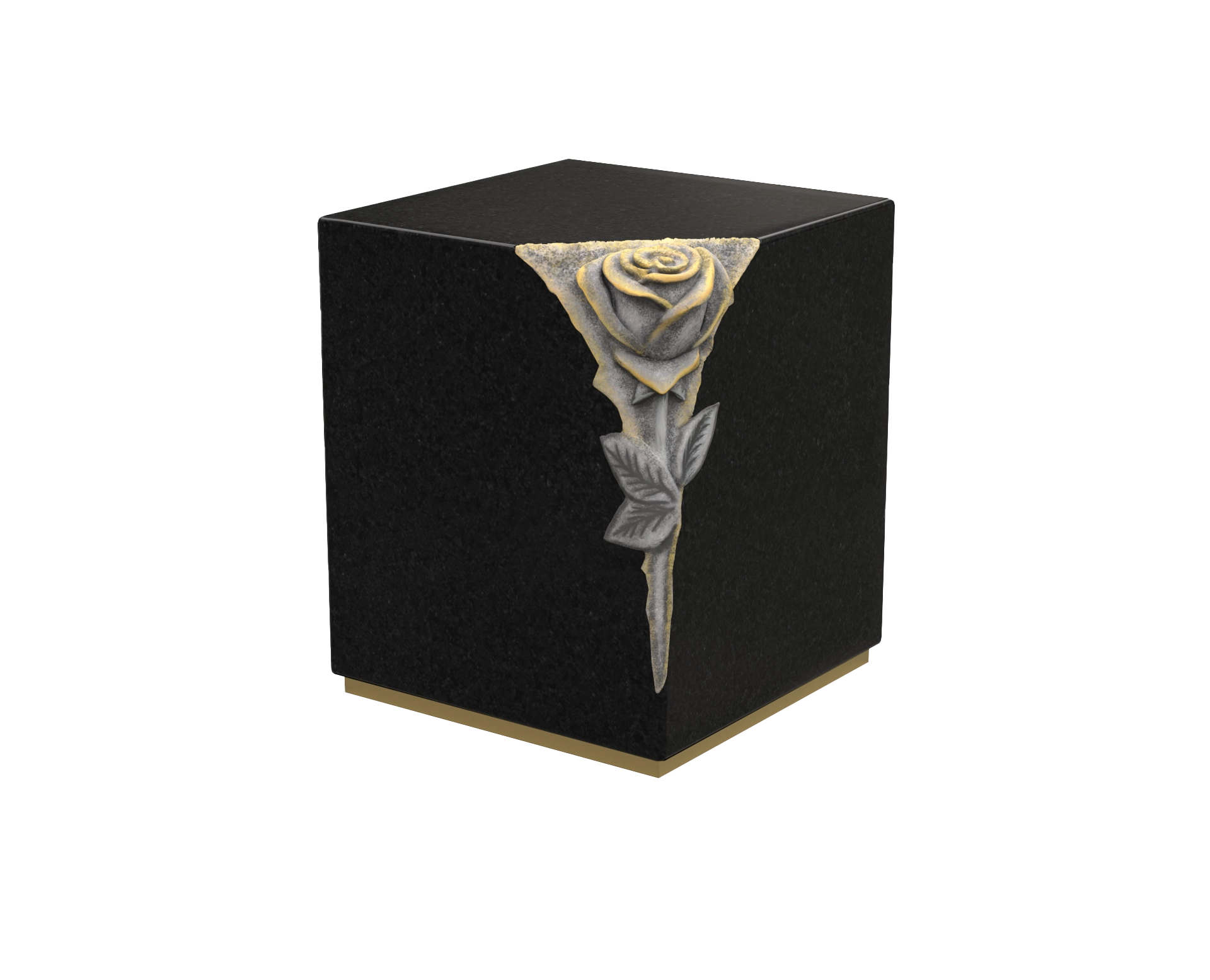 Luxury Golden Rose Legacy Urn