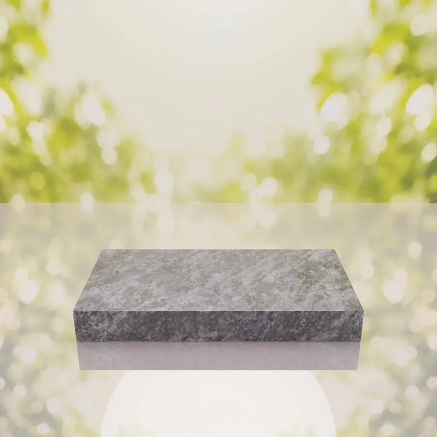 Raised Flat Granite Grave Marker view 2