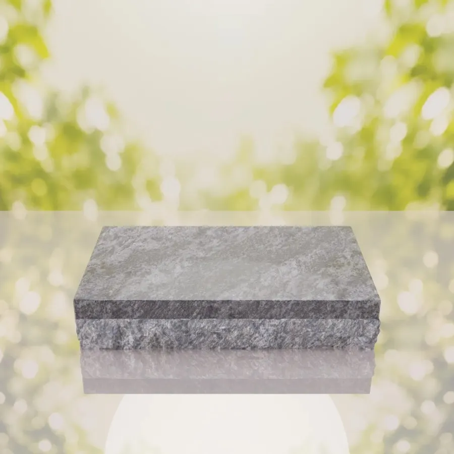 Rock Base Bevel Granite Grave Marker view 2