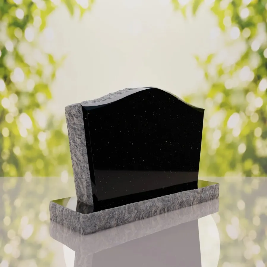 Serpentine Upright Granite Headstone 30 x 6 x 24