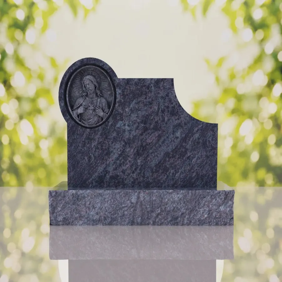 Sacred Heart of Jesus Catholic Companion Headstone view 2
