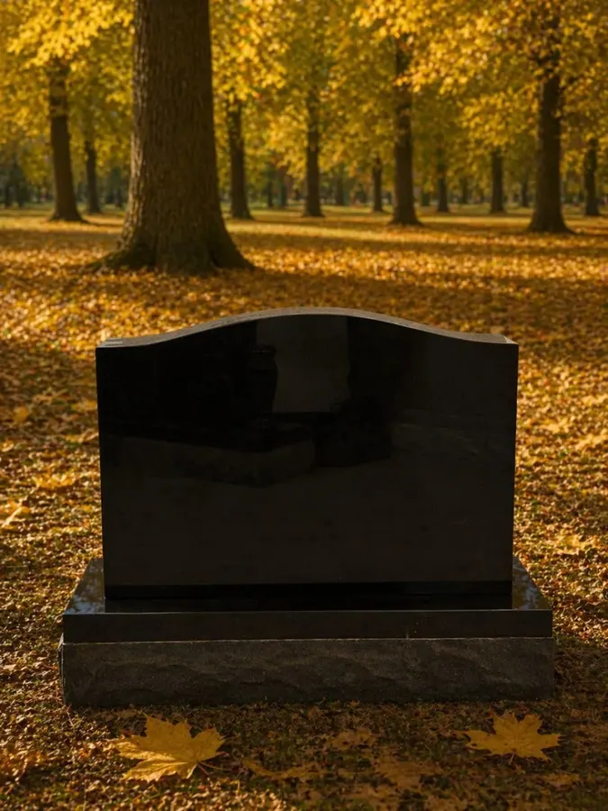 Serpentine Granite Headstone (serpentine companion granite headstone)