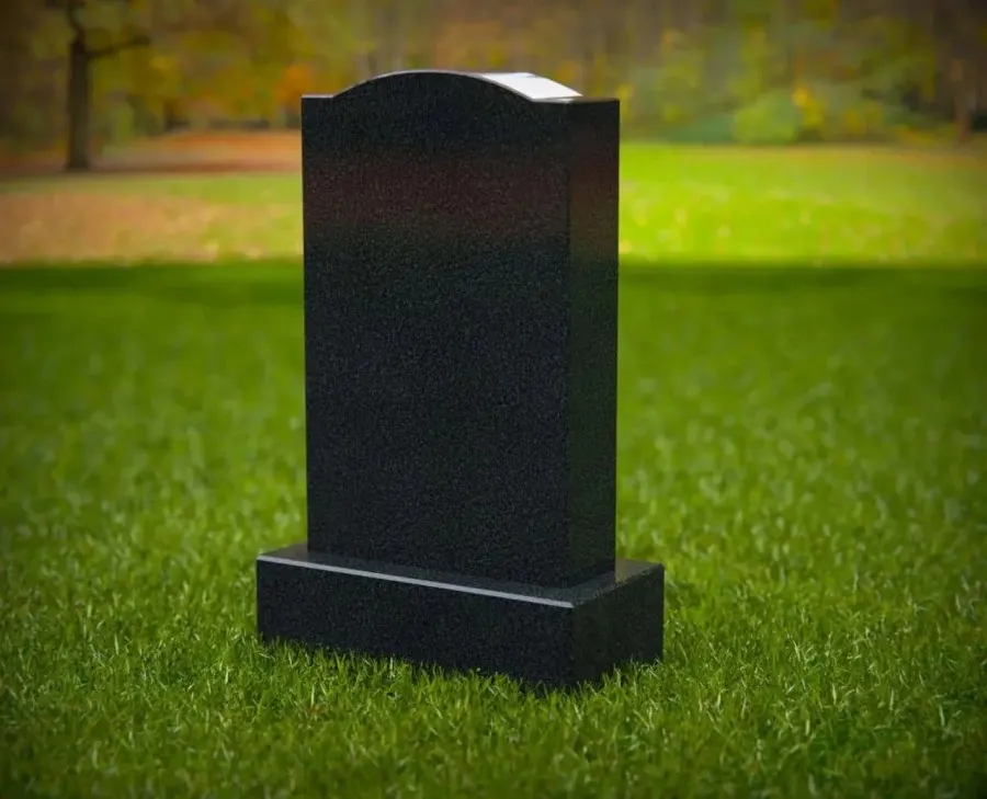 Serpentine Upright Granite Headstone 26 x 6 x 34