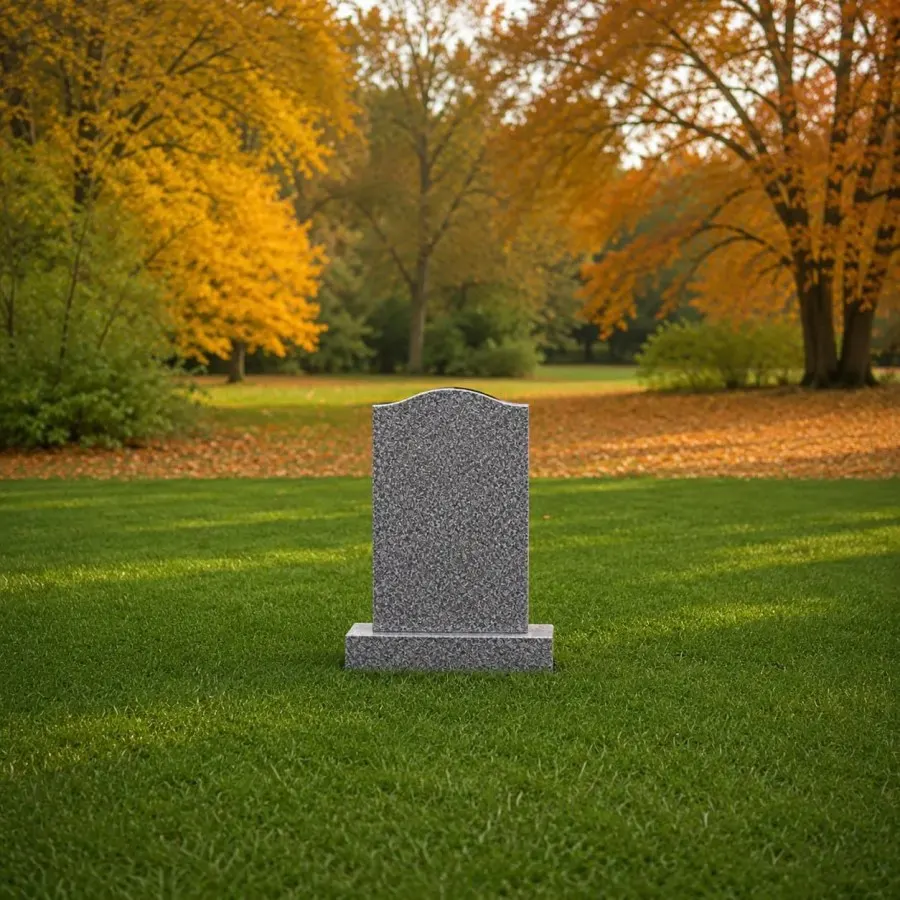 Serpentine Upright Granite Headstone 20 x 8 x 33