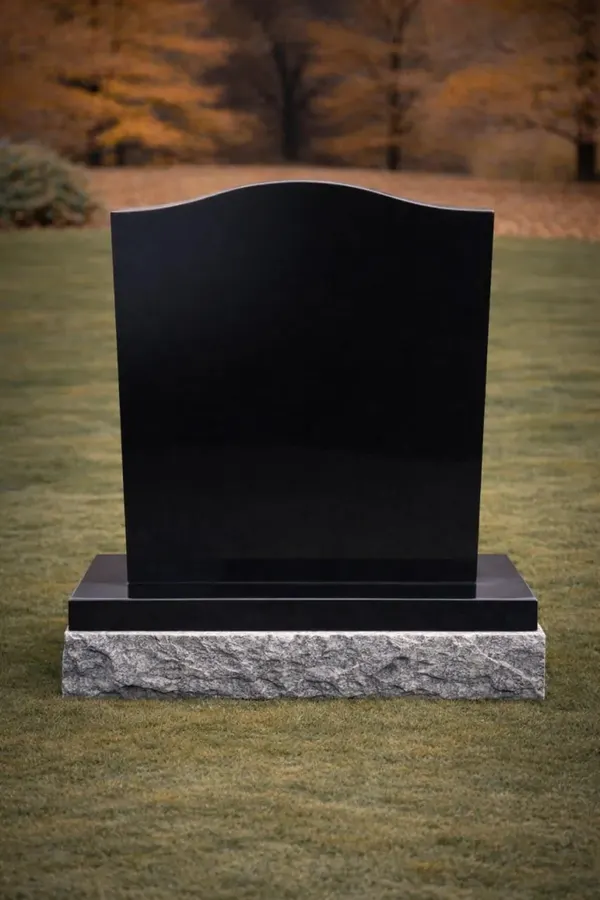 Serpentine Upright Granite Headstone 20 x 6 x 24