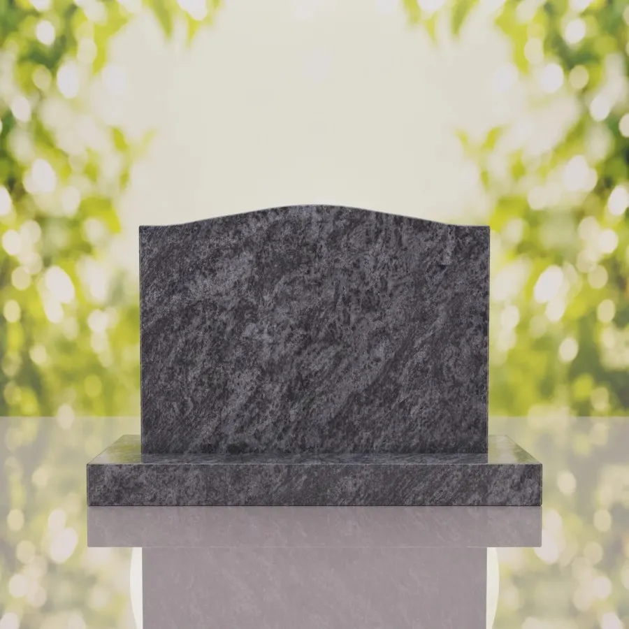 Serpentine Upright Headstone 20 x 8 x 23