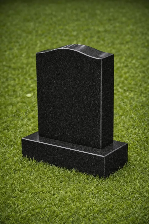 Serpentine Upright Headstone 20 x 8 x 24