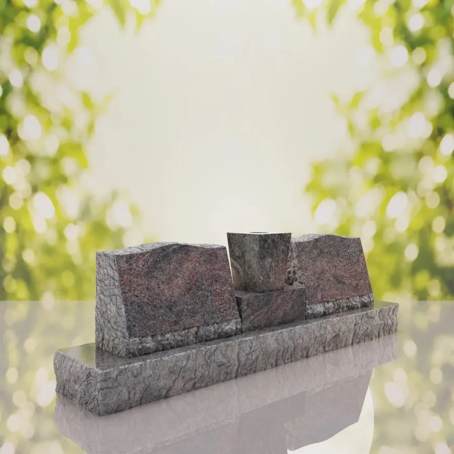 Slant Companion Headstone view 4