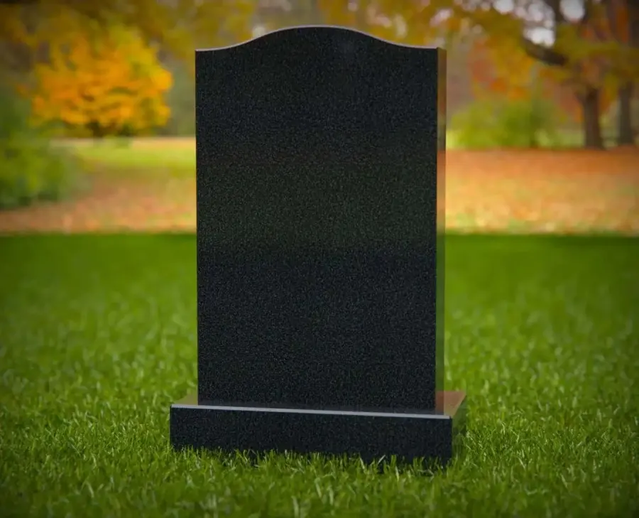 Soft-Arch Upright Granite Headstone