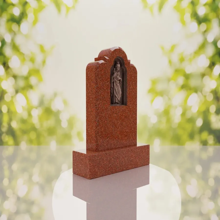 St. Jude Granite Headstone view 4